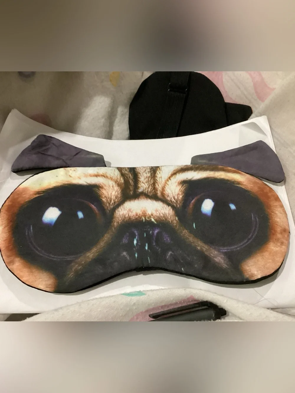 New Dog Face Sleep Mask - pug Cute Eye Design